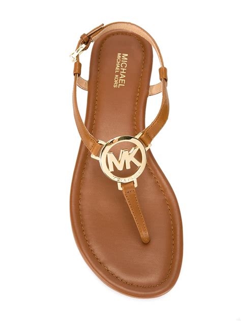 used michael kors sandals|Michael Kors genuine leather sandals.